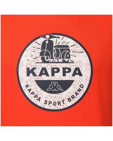 KAPPA CAMISETA KAPPA DE MANGA CORTA PARA HOMBRE CON LOGO RETRO NARANJA