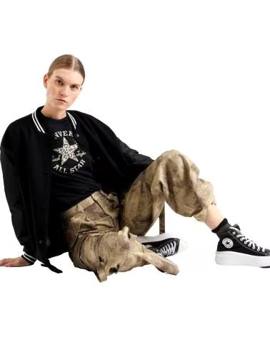 CONVERSE CAMISETA DE MANGA CORTA EN PARA MUJER NEGRO