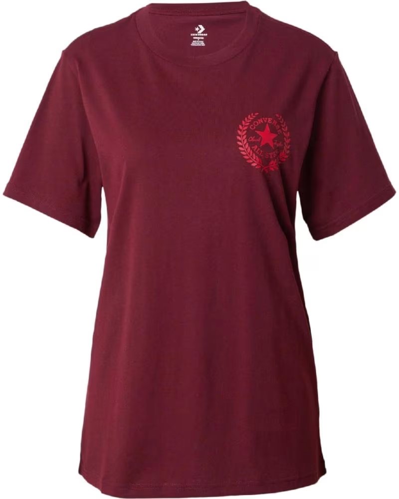 CONVERSE T-SHIRT CONVERSE AVEC LOGO CIRCULAIRE POUR HOMMES ET FEMMES MORADO