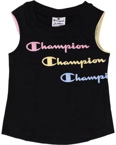 CHAMPION CAMISETA SIN MANGAS CHAMPION PARA NIÑA NEGRO