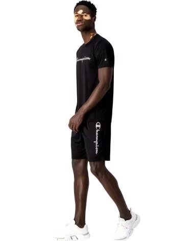 CHAMPION CHAMPION SCHWARZE SHORTS FÜR HERREN NEGRO