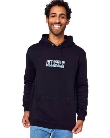 ELLESSE SUDADERA CON CAPUCHA ELLESSE PARA HOMBRE NEGRO