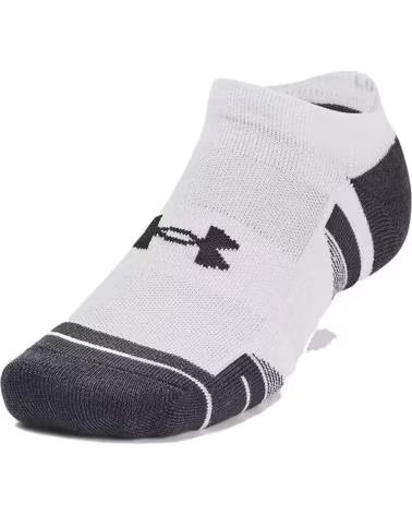 CALCETINES UNISEX UNDER ARMOUR PERFORMANCE NO SHOW BLANCO