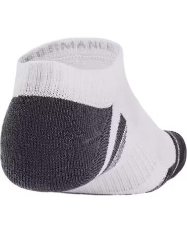 CALCETINES UNISEX UNDER ARMOUR PERFORMANCE NO SHOW BLANCO