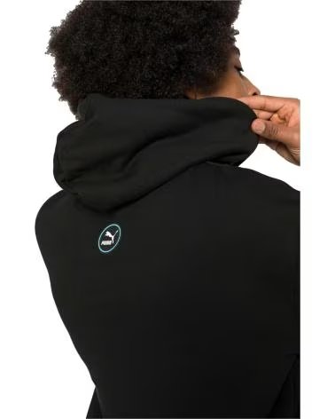 PUMA SUDADERA CON CAPUCHA EN PARA UNISEX NEGRO
