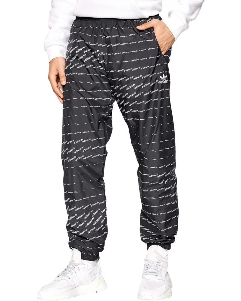 ADIDAS CALÇA LONGA ADIDAS ADICOLOR CLASSICS ESTAMPA TOTAL MASCULINA NEGRO