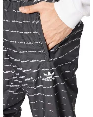 ADIDAS CALÇA LONGA ADIDAS ADICOLOR CLASSICS ESTAMPA TOTAL MASCULINA NEGRO