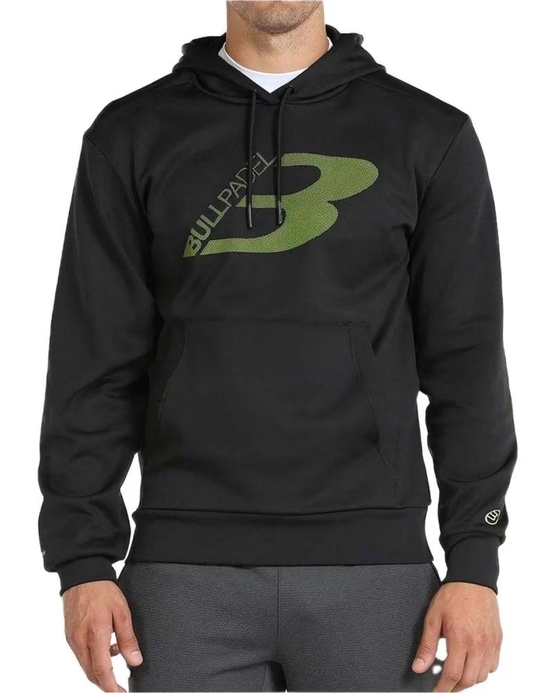 BULLPADEL SWEAT À CAPUCHE BULLPADEL POUR HOMME EN NOIR NEGRO