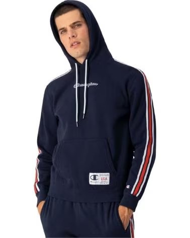 CHAMPION CHAMPION SWEATSHIRT FÜR HERREN MIT SEITENSTREIFEN AZUL