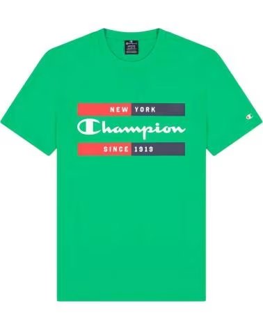 CHAMPION CAMISETA DE MANGA CORTA EN PARA HOMBRE VERDE