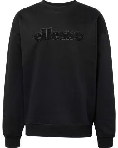 ELLESSE FELPA ELLESSE NERA DA UOMO NEGRO