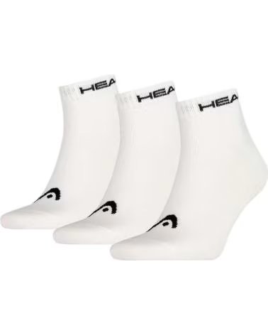 HEAD PACK DE 3 CHAUSSETTES DE SPORT HEAD BASSES BLANCHES BLANCO