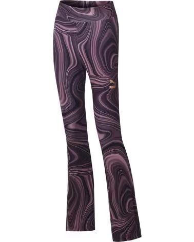 PUMA PANTALON ÉVASÉ PUMA FLARED DUSTY PLUM VIOLETA