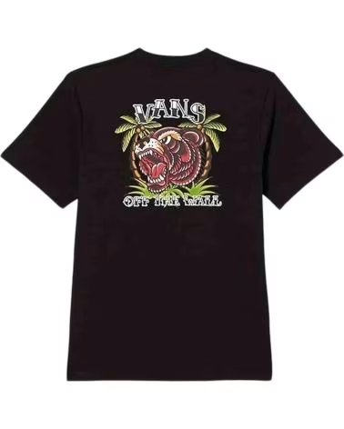 VANS OFF THE WALL CAMISETA VANS BEAR INK-B JUNIOR NINO T SHIRT VN000FH2B NEGRO