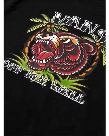 VANS OFF THE WALL CAMISETA VANS BEAR INK-B JUNIOR NINO T SHIRT VN000FH2B NEGRO