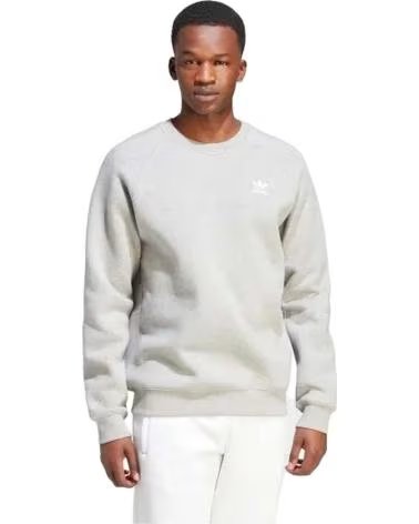 ADIDAS FELPA ADIDAS ESSENTIAL CREW DA UOMO - GRIGIA GRIS