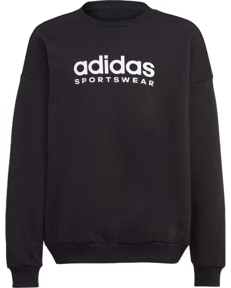 ADIDAS MOLETOM ADIDAS ESSENTIALS LOGO INFANTIL PRETO NEGRO