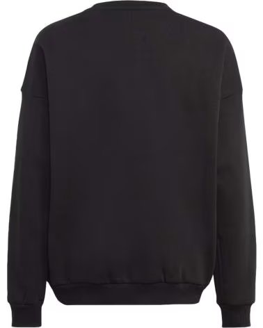 ADIDAS MOLETOM ADIDAS ESSENTIALS LOGO INFANTIL PRETO NEGRO
