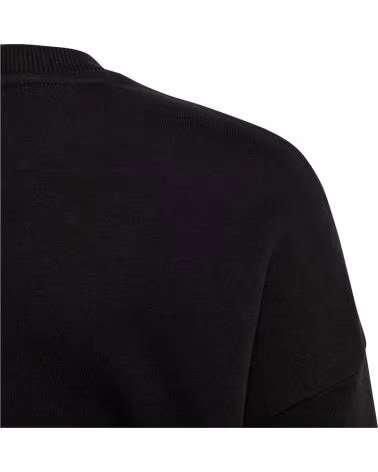 ADIDAS MOLETOM ADIDAS ESSENTIALS LOGO INFANTIL PRETO NEGRO