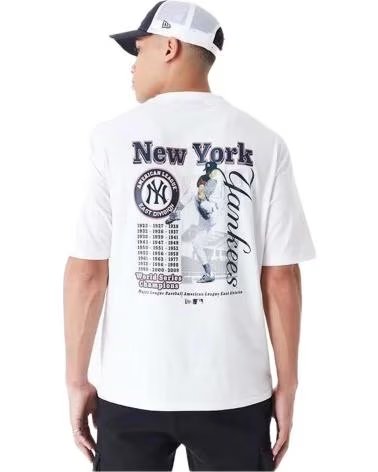 NEW ERA CAMISETA DE MANGA CORTA EN PARA HOMBRE BLANCO
