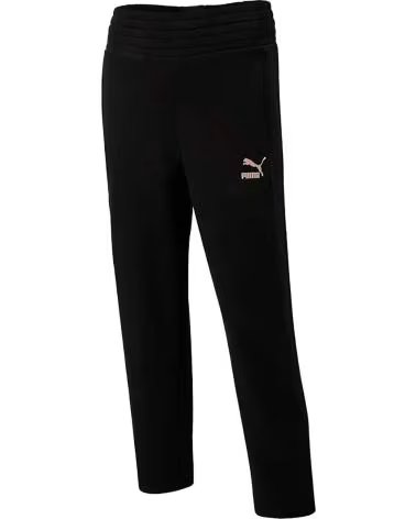 PUMA CALÇAS PUMA ESSENTIALS LOGO PRETO NEGRO