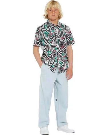 VOLCOM VOLCOM KURZARMHEMD MIT ´ZEBRA WAVES´-PRINT MULTICOLOR