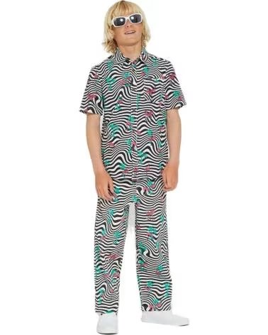 VOLCOM VOLCOM KURZARMHEMD MIT ´ZEBRA WAVES´-PRINT MULTICOLOR