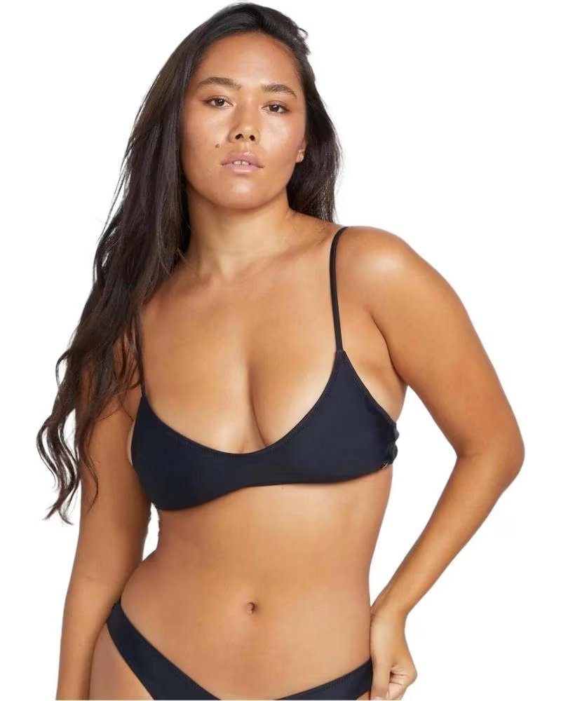 VOLCOM VOLCOM BLACK BIKINI TOP FOR WOMEN NEGRO