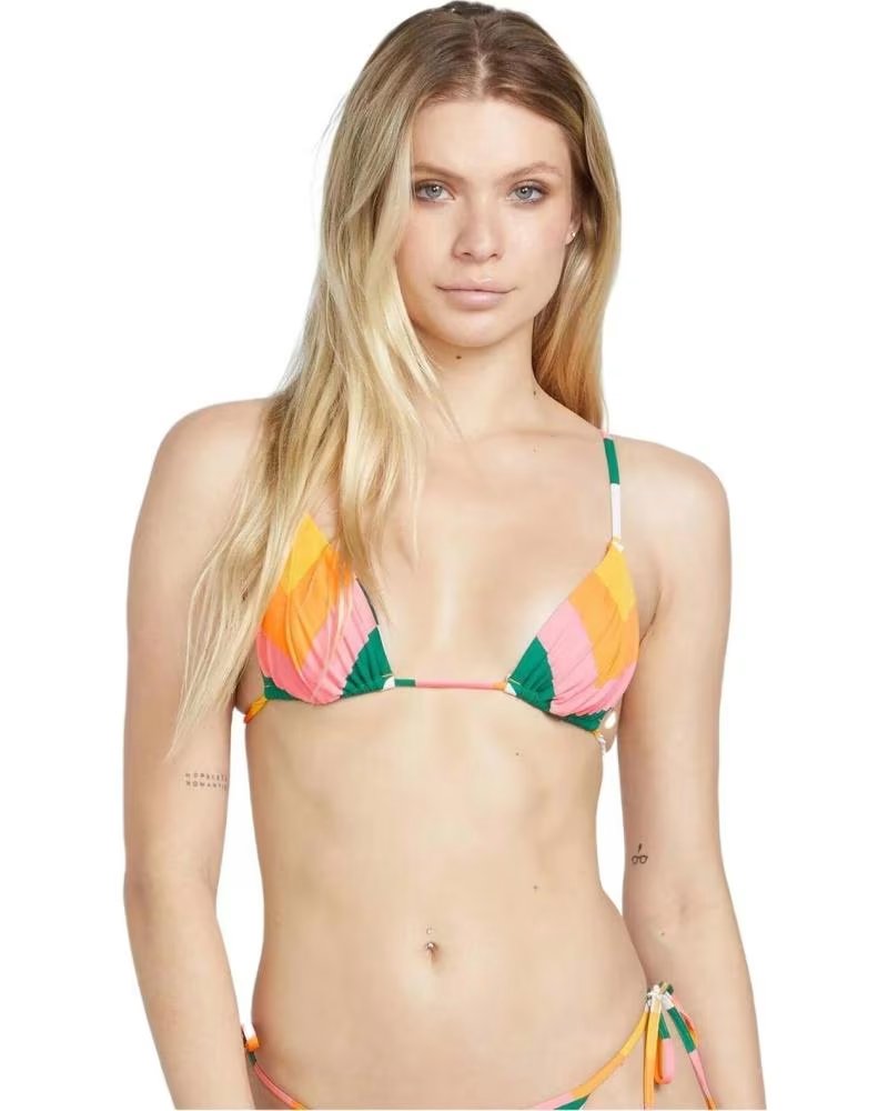VOLCOM VOLCOM MULTICOLOR BIKINI TOP FOR WOMEN MULTICOLOR