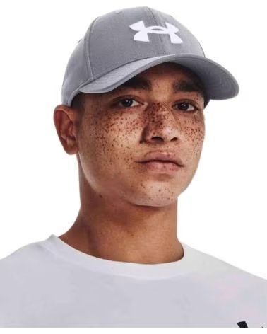 UNDER ARMOUR UNDER ARMOUR GREY CAP WITH WHITE LOGO GRIS
