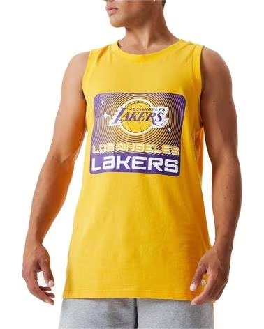 NEW ERA NEW ERA MEN´S LOS ANGELES LAKERS SLEEVELESS T-SHIRT AMARILLO