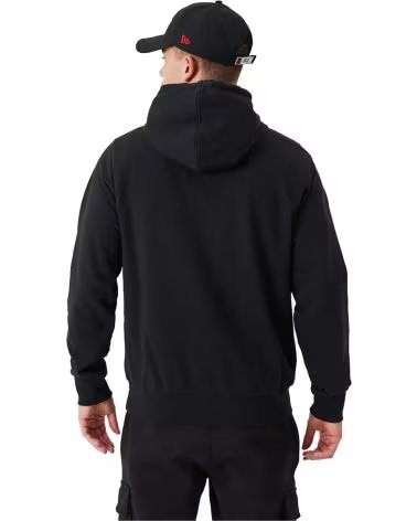 NEW ERA MOLETOM COM CAPUZ NEW ERA CHICAGO BULLS MASCULINO PRETO NEGRO