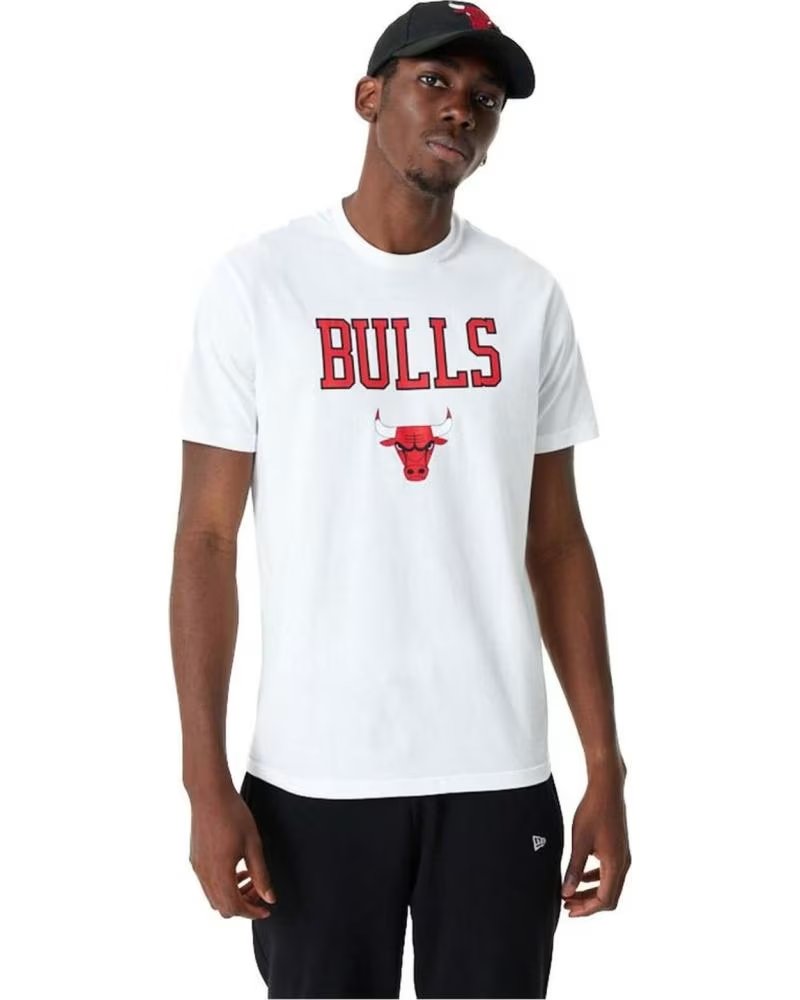 NEW ERA NEW ERA CHICAGO BULLS SHORT SLEEVE T-SHIRT WHITE MEN BLANCO