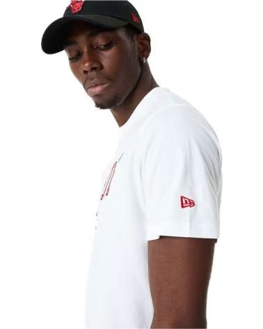 NEW ERA NEW ERA CHICAGO BULLS SHORT SLEEVE T-SHIRT WHITE MEN BLANCO