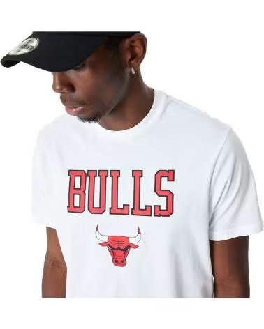 NEW ERA NEW ERA CHICAGO BULLS SHORT SLEEVE T-SHIRT WHITE MEN BLANCO