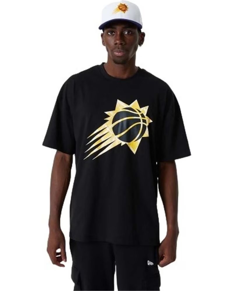 NEW ERA NEW ERA PHOENIX SUNS NBA SHORT SLEEVE T-SHIRT MEN BLACK NEGRO