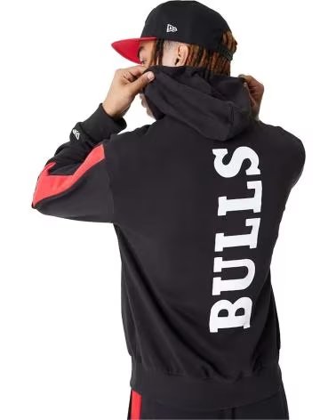 NEW ERA NEW ERA CHICAGO BULLS KAPUZENPULLOVER UNISEX SCHWARZ NEGRO