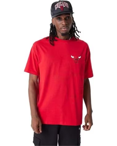NEW ERA NEW ERA NBA CHICAGO BULLS RED SHORT SLEEVE T-SHIRT FOR MEN ROJO