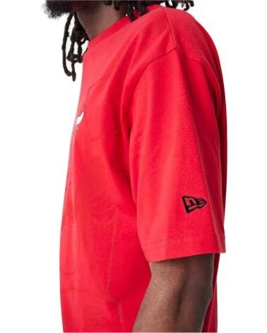 NEW ERA NEW ERA NBA CHICAGO BULLS RED SHORT SLEEVE T-SHIRT FOR MEN ROJO