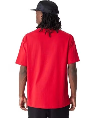 NEW ERA NEW ERA NBA CHICAGO BULLS RED SHORT SLEEVE T-SHIRT FOR MEN ROJO