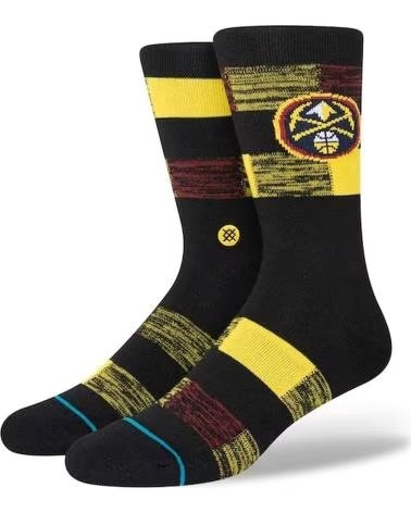 STANCE CHAUSSETTES STANCE UNISEXE "DENVER NUGGETS" CREW MULTICOLOR