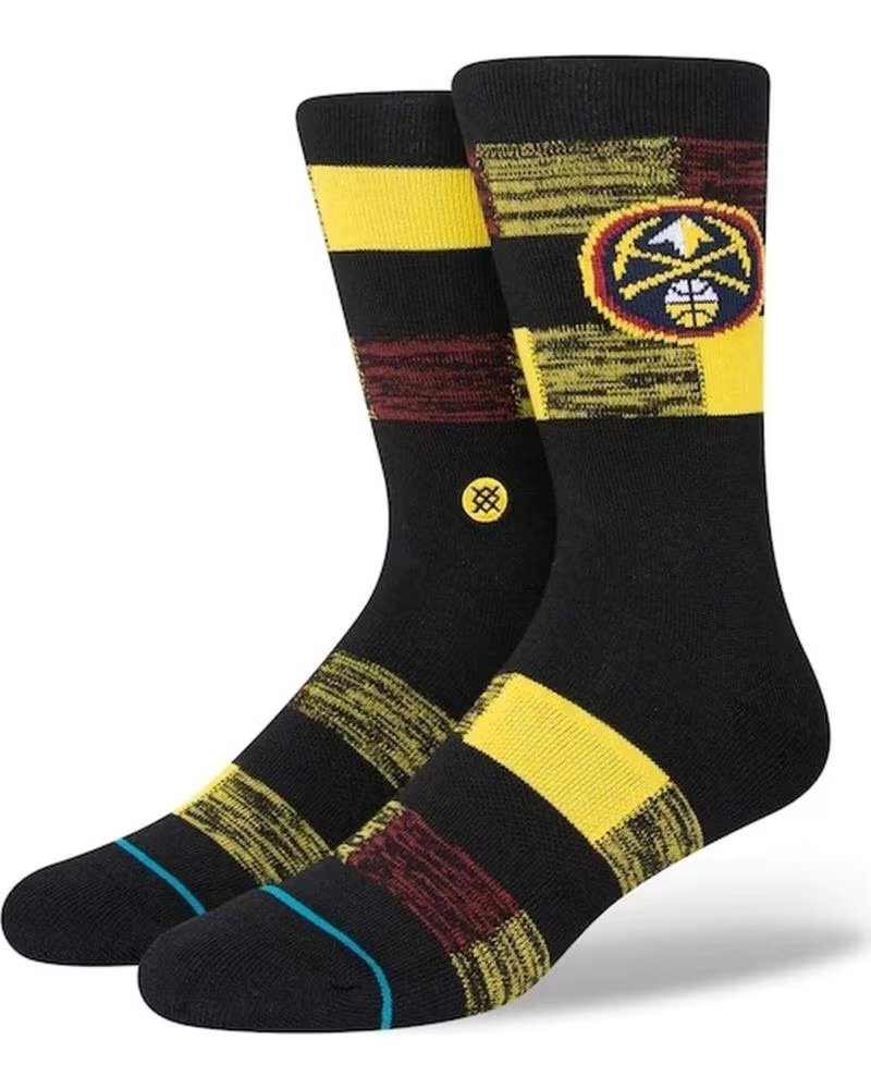 STANCE CALCETINES STANCE UNISEX "DENVER NUGGETS" CREW MULTICOLOR