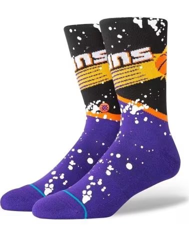 STANCE MEIAS STANCE PHOENIX SUNS NBA ROXAS NEGRO