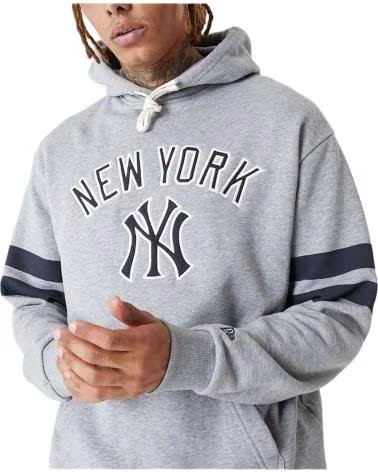NEW ERA FELPA CON CAPPUCCIO NEW ERA NEW YORK YANKEES GRIGIA DA UOMO GRIS