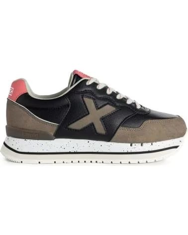 SNEAKERS MUNICH DONNA MULTICOLORE NERO E CAMMELLO MULTICOLOR