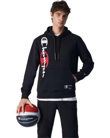 CHAMPION SUDADERA CON CAPUCHA CHAMPION PARA HOMBRE NEGRA NEGRO