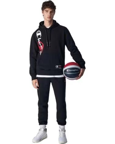 CHAMPION SUDADERA CON CAPUCHA CHAMPION PARA HOMBRE NEGRA NEGRO