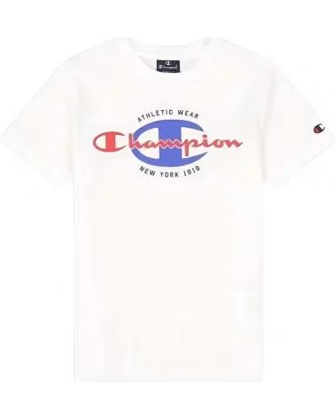 CHAMPION CAMISETA DE MANGA CORTA EN PARA NINOS BLANCO