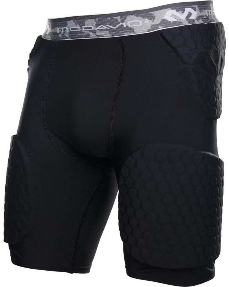MCDAVID MCDAVID KOMPRESSIONSSHORTS MIT SCHUTZ FÜR HERREN NEGRO