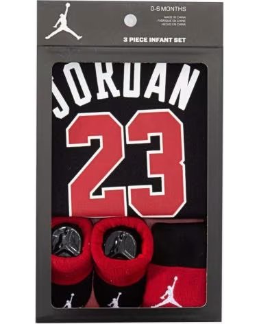 JORDAN CONJUNTO JORDAN BEBÊ MICHAEL JORDAN 23 MULTICOLOR